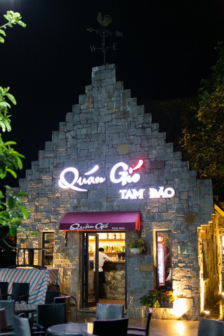 Quán Gió trên đỉnh núi Tam Đảo