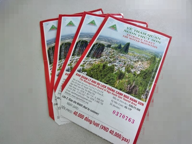 Tickets of the Marble Mountains