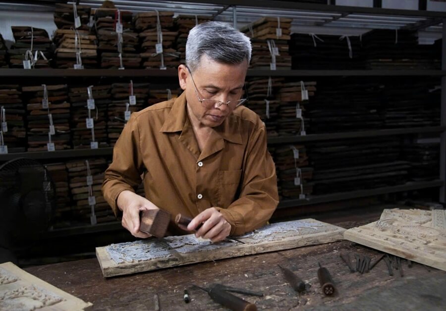 Dong Ho painting artist Nguyen Dang Tam