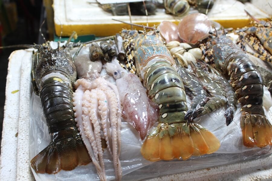 Fresh Sea Food in Son Tra Night Market