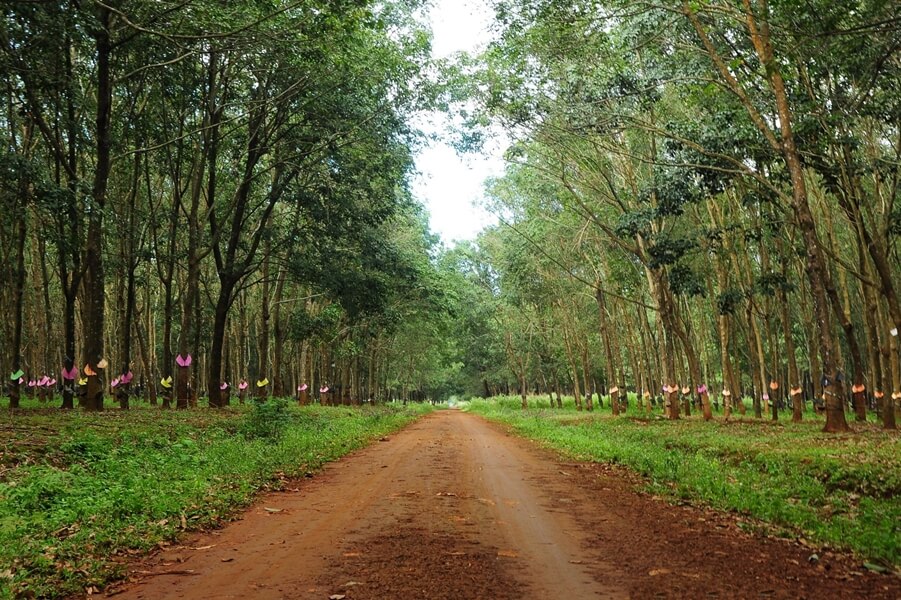 Kon Tum in Central Highlands Vietnam