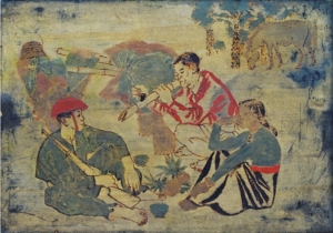 A painting of famous painter To Ngoc Van