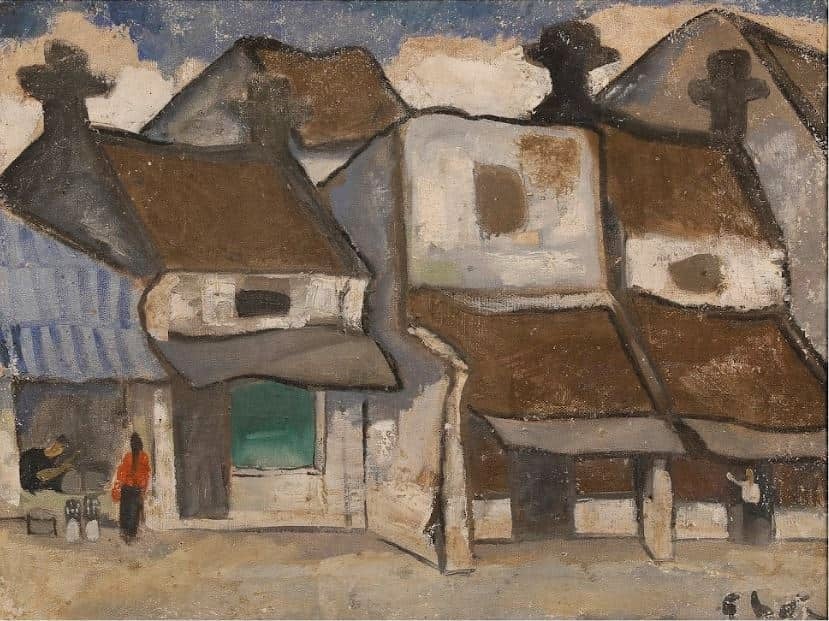 Painting of Hanoi Old Town