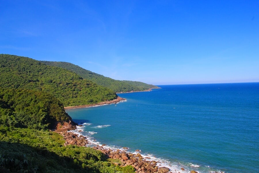 Son Tra Peninsual with Da Nang Ocean