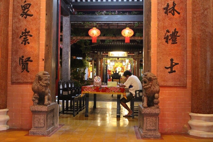 Chinese Temple in Hoi An at Night