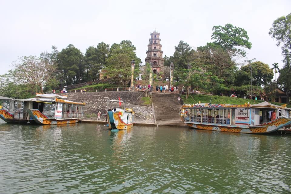 Perfume River and Thien Mu Pagoda