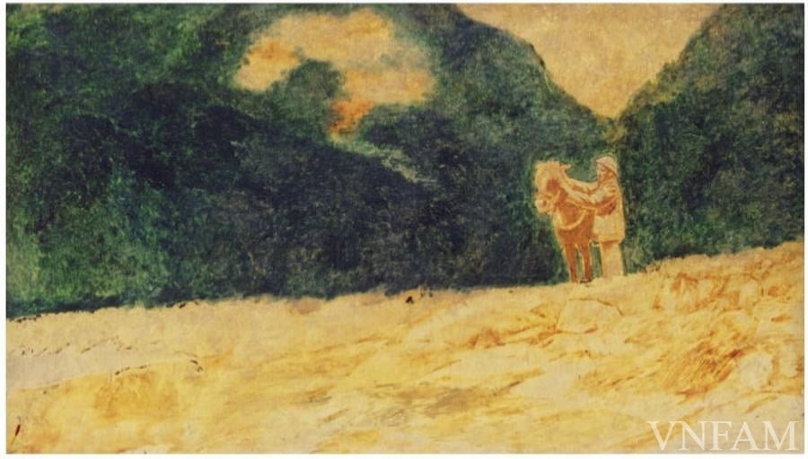 Uncle Ho at Viet Bac Painting