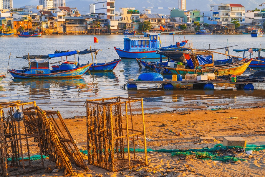 Fishing boats in Nha Trang