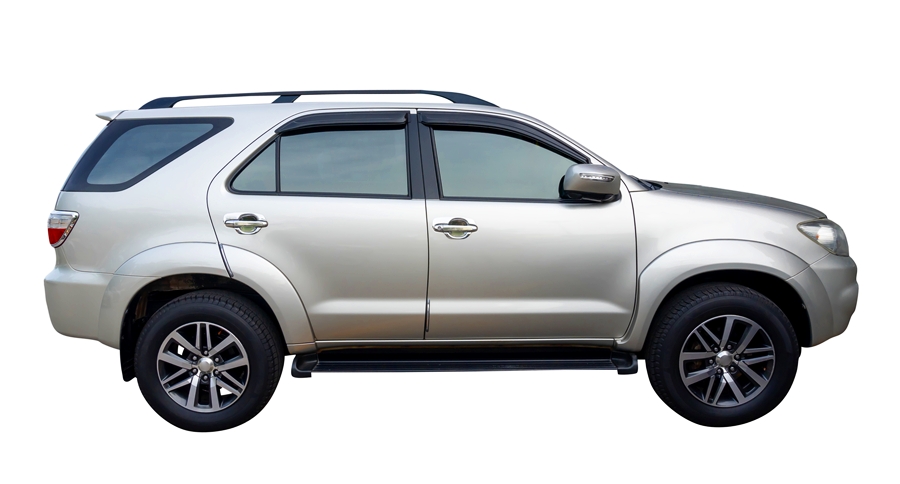 Silver SUV Car for rent in Da Lat