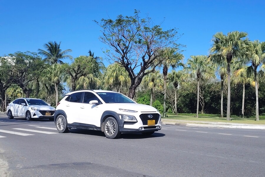 City-to-city transfer route from Da Nang to Hoi An