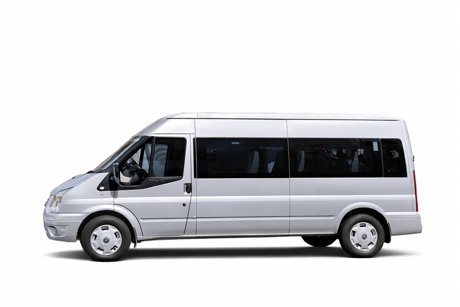 16-seat van for small group to travel from Saigon to Can Tho