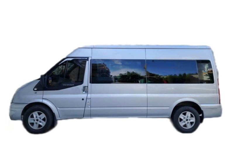 16-seat modern van