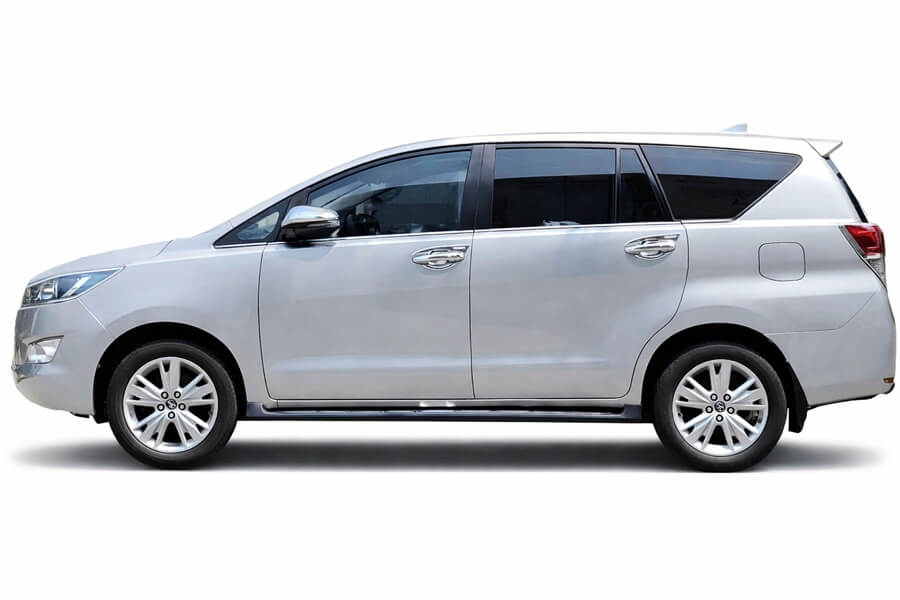 Toyota Innova 7-seater car used for rental with driver in Hanoi