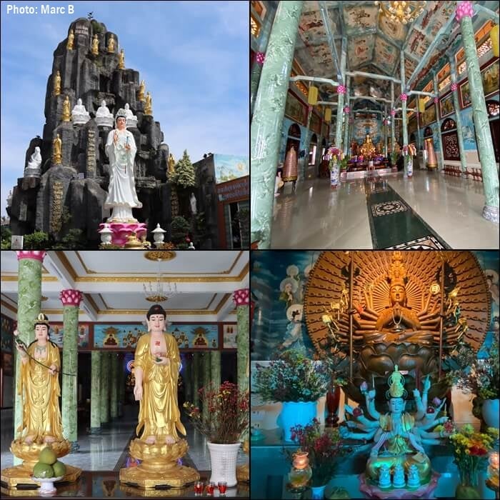 Collection of photos at Phap Buu Pagoda in HCMC