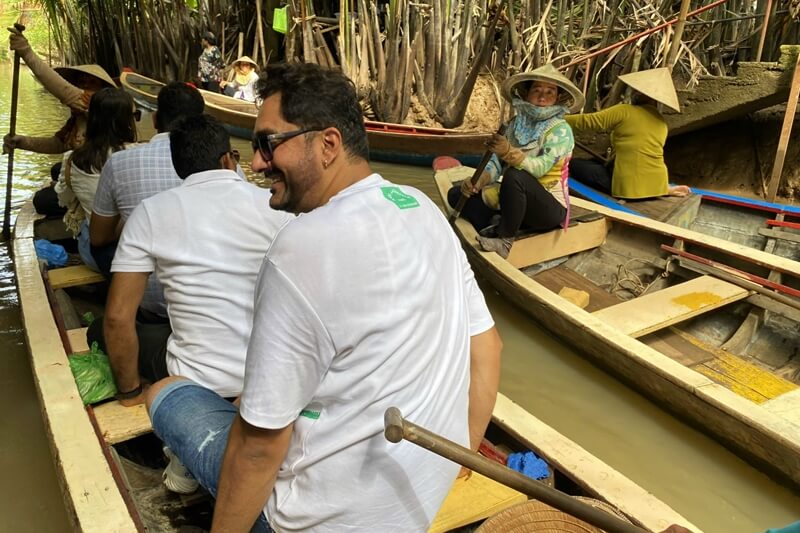 Our guests joined the boat trip in My Tho, in the Mekong Delta.