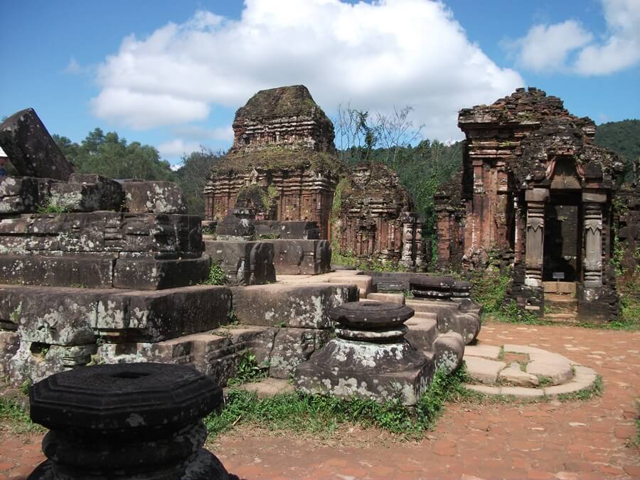 Temple towers at My Son Sanctuary in Central Vietnam