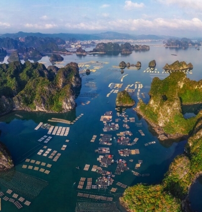 Ha Long Bay from above