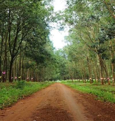Kon Tum in Central Highlands Vietnam
